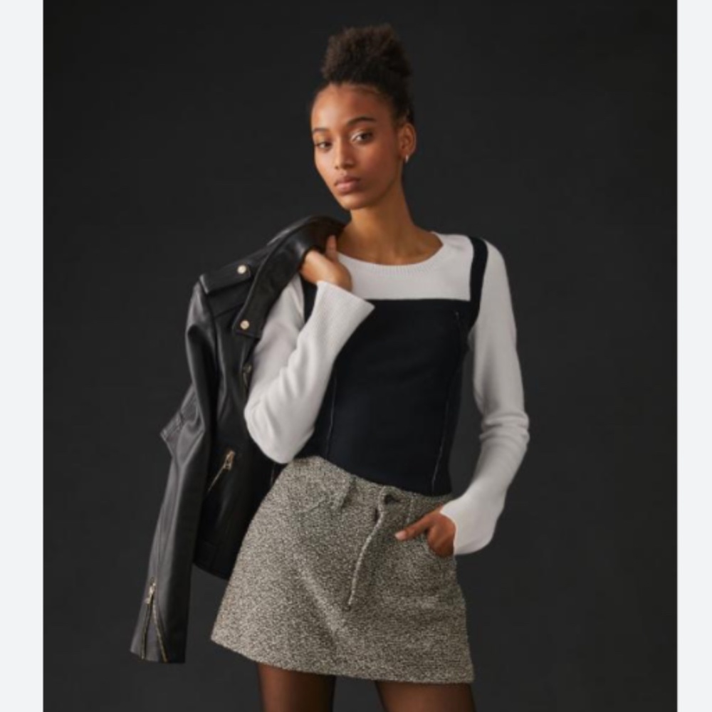 Maeve Layered Illusion Sweater